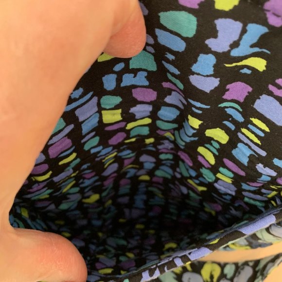 👜 VERA BRADLEY BLUE FLORAL SHOULDER CROSS BODY BAG - Picture 3 of 10